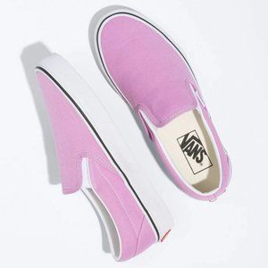 Vans Classic Slip On Women’s Sneakers Orchid/True White Skate Shoes